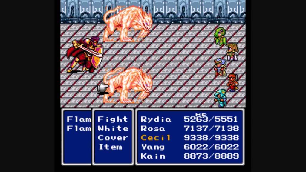 Final Fantasy IV combat