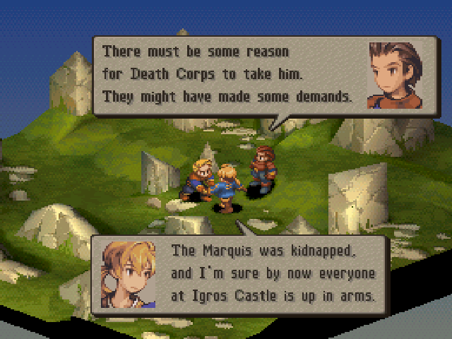 Final Fantasy Tactics dialogue
