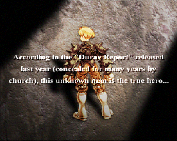 Final Fantasy Tactics prologue Alazlam
