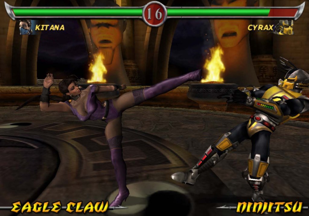 Mortal Kombat Deadly Alliance Kitana kick