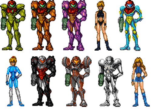Metroid many Samus