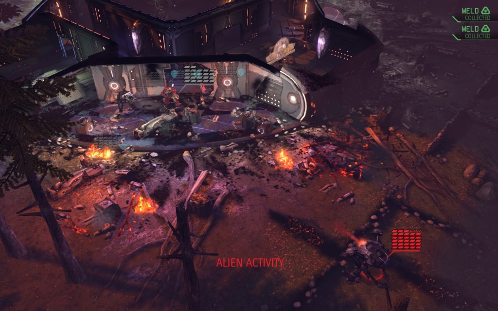 XCOM crashed ship