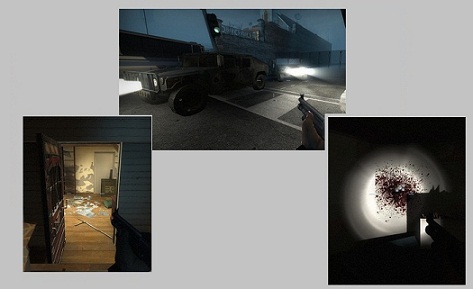 Fig. 6. Lighting in “Death Toll” (Valve Corporation)