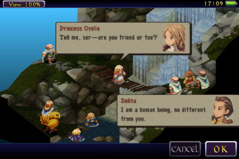Final Fantasy Tactics Delita Ovelia talk