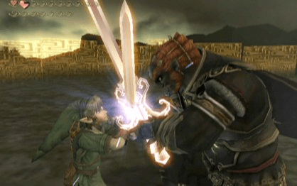 Legend of Zelda Twilight Princess swordfight