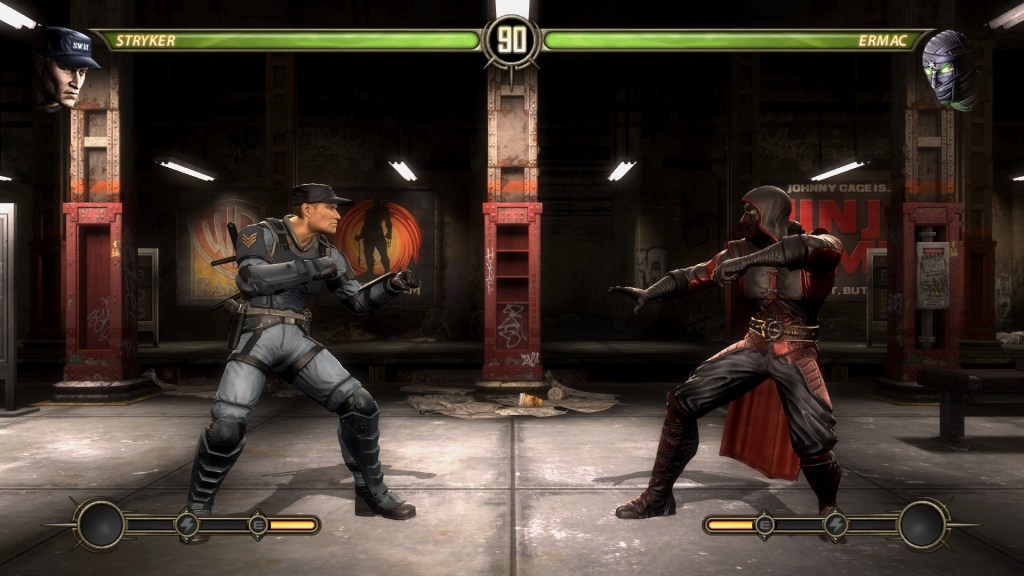 Mortal Kombat subway fight