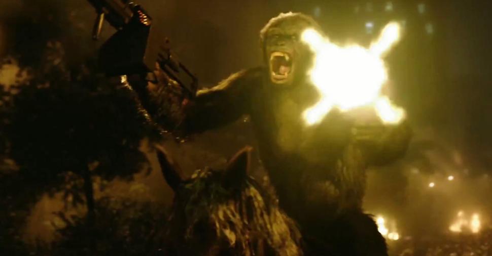 Dawn of the Planet of the Apes gunfire