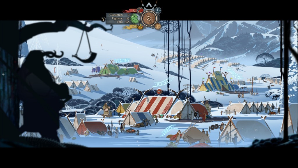 The Banner Saga first camp