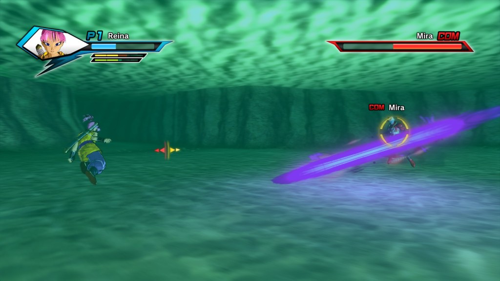 Dragonball Xenoverse underwater battle