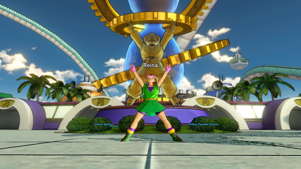 Dragonball Xenoverse Hercule imitation